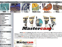Tablet Screenshot of mastercamthaitraining.com